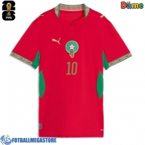 Fotballdrakt Dame Marokko Brahim Diaz #10 Hjemmedrakt VM 2026 Kortermet